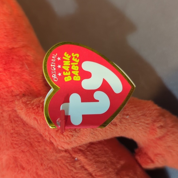 2011 Ty Beanie Babies Yo Gabba Gabba Muno Plush Red Cyclops  Hang And Tush Tags - Picture 3 of 10